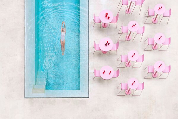 Diabla designové židle Vent Chair (bílý sedák, růžová podnož)
