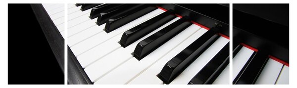 Obraz kláves piána (170x50 cm)