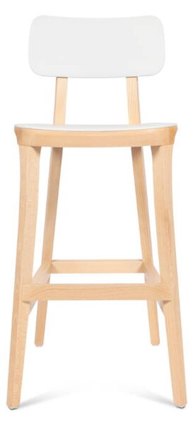 Infiniti designové barové židle Porta Venezia 67 cm (bílá/ buk přírodní)