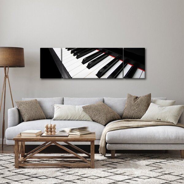 Obraz kláves piána (170x50 cm)