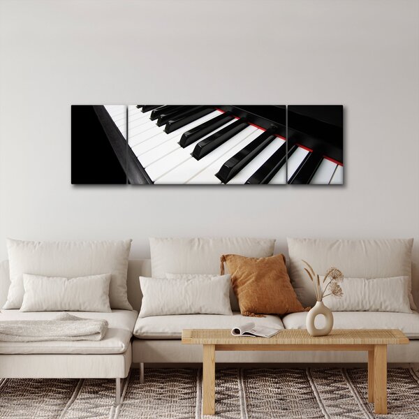 Obraz kláves piána (170x50 cm)