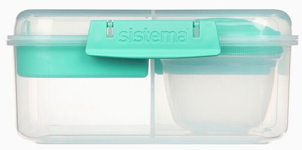 Sistema Box na jídlo To Go s 5 oddíly a kelímkem 1,25l Barva: minty teal