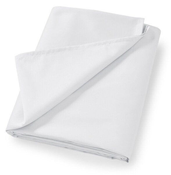 Bílé prostěradlo z bavlněného saténu 180x260 cm Cotton Sateen – Bianca