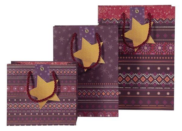 Luxusní dárkové tašky - set 3 ks