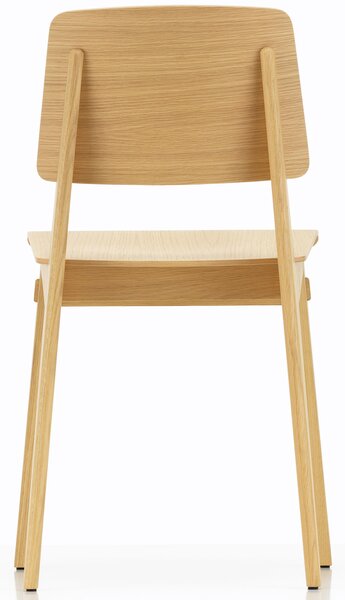 Vitra designové židle Chaise Tout Bois (dub, kluzáky na tvrdou podlahu)