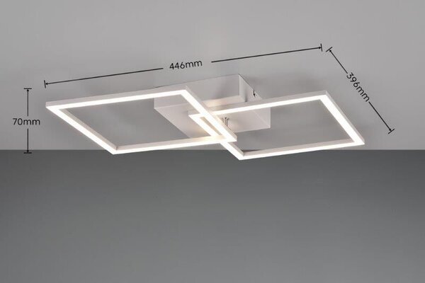 TRIO Reality R64492131 TRAIL stropní svítidlo SMD LED 20W/2500lm 4000K bílá matná