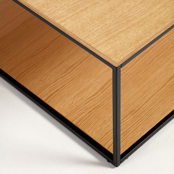 Dubový konferenční stolek Kave Home Yoana 80 x 80 cm