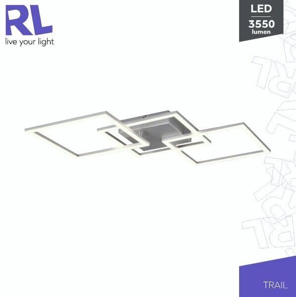 TRIO Reality R64493187 TRAIL stropní svítidlo SMD LED 31W/3550lm 3000K titanová
