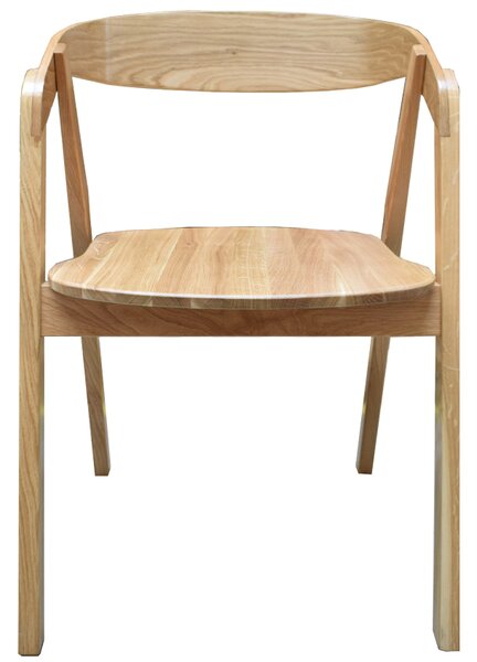 FormWood Přírodní dubové křeslo Henry XL