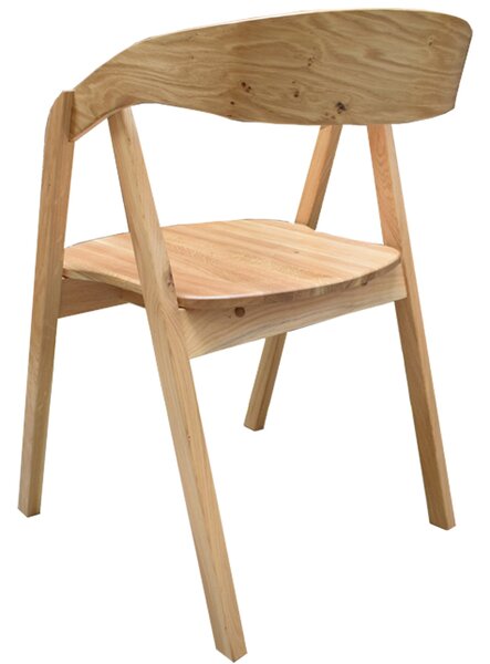 FormWood Přírodní dubové křeslo Henry XL