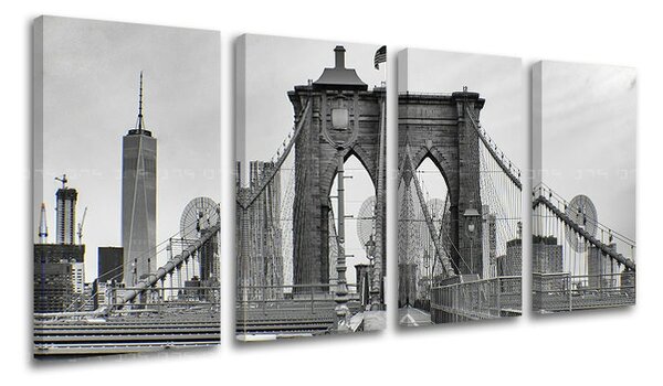 4dílná nástěnná malba MĚSTO / NEW YORK ME114E41