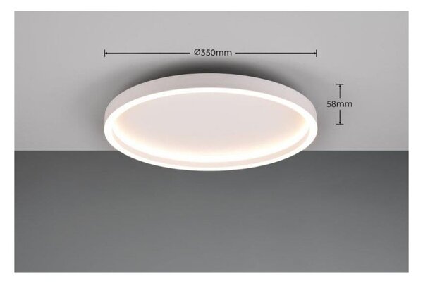 TRIO Reality R64502131 ROTONDA stropní svítidlo SMD LED D350mm 20W/2600lm 3000K bílá matná