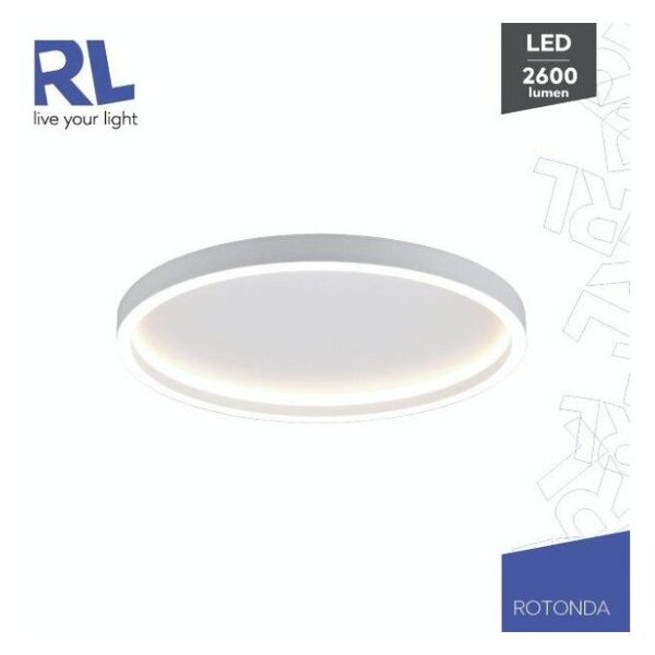 TRIO Reality R64502131 ROTONDA stropní svítidlo SMD LED D350mm 20W/2600lm 3000K bílá matná