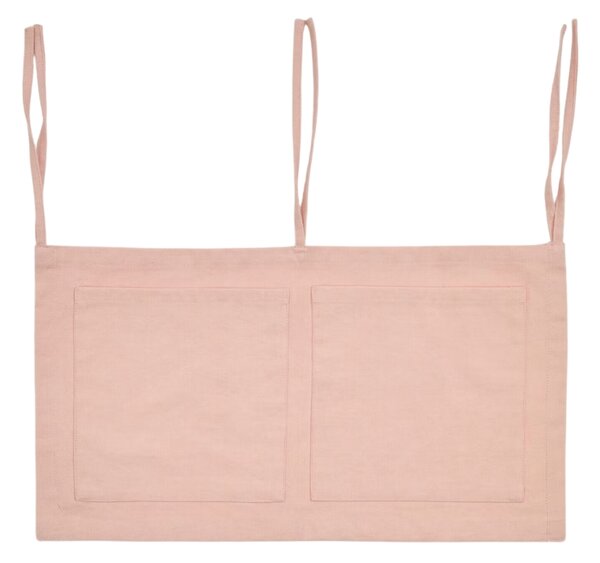 Růžový bavlněný organizér Kave Home Laily 25 x 45 cm