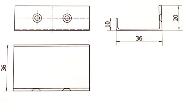 In-Design Nábytková úchytka Lukata imitace nerezi Rozměr úchytky (mm): 150