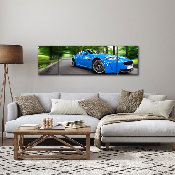 Obraz - Závodní auto (170x50 cm)