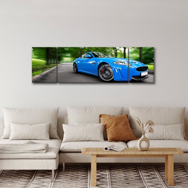 Obraz - Závodní auto (170x50 cm)