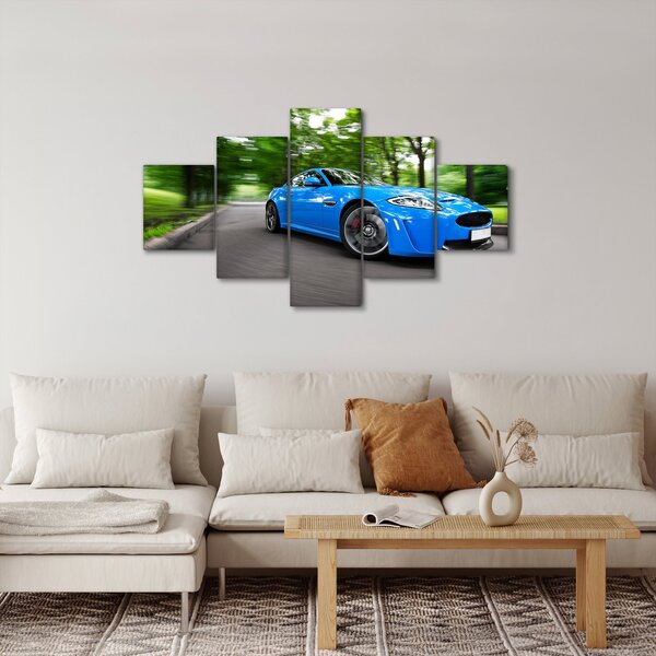Obraz - Závodní auto (125x70 cm)