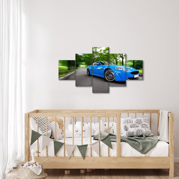 Obraz - Závodní auto (125x70 cm)