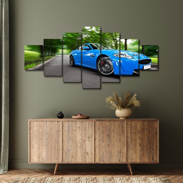 Obraz - Závodní auto (210x100 cm)