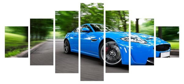 Obraz - Závodní auto (210x100 cm)