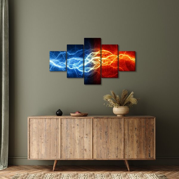 Obraz elektrického napětí (125x70 cm)