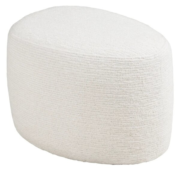 -25 % Dny MOMENTI– Nordic Living Bílý taburet Halo 55 x 40 cm