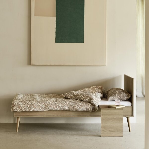 Růžová mušelínová sada povlečení Quax Natural 120 x 190 cm