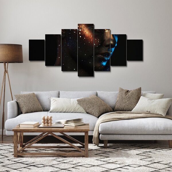 Třpytivý obraz ženy (210x100 cm)