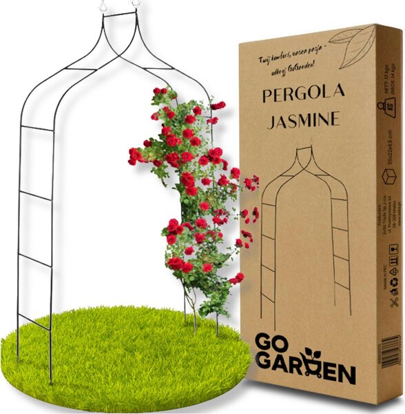 Kovová zahradní pergola pro kvtiny, re, popínavé rostliny, podpra, oblouk, kotva, zahrada