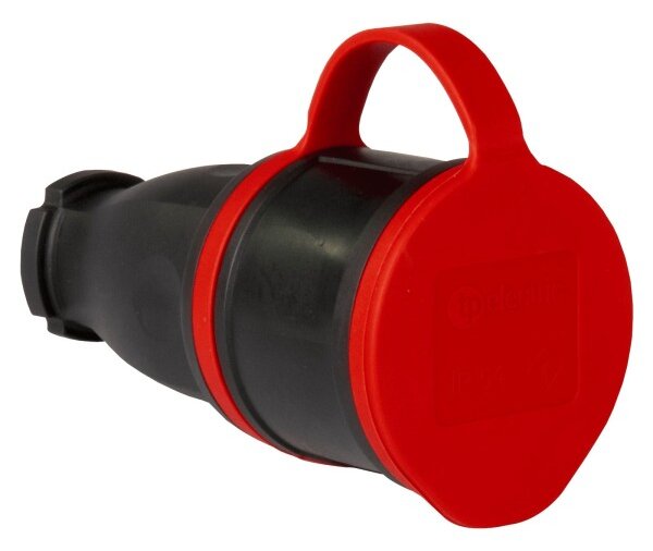 TP electric Pryžová spojovací zásuvka 1x16A IP54 3101-325-0300