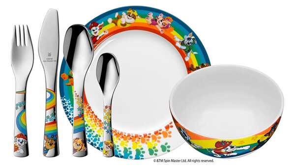 Dětský příbor 6-dílný set Tlapková Patrola - WMF