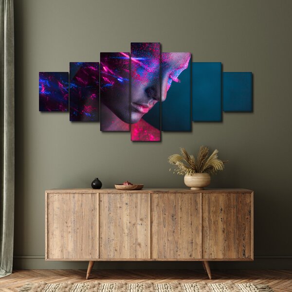 Třpytivý obraz ženy (210x100 cm)