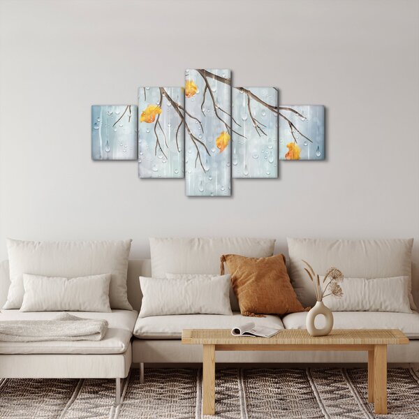 Obraz - Deštivý podzim (125x70 cm)
