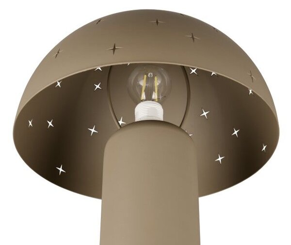 TRIO Reality R51361041 SETA dekorační stolní lampička 1xE14 V320mm taupe