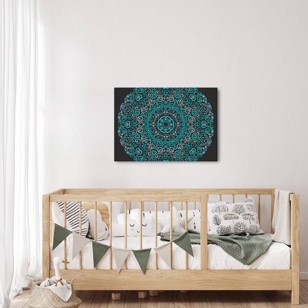 Obraz ornamentální abstrakce (70x50 cm)