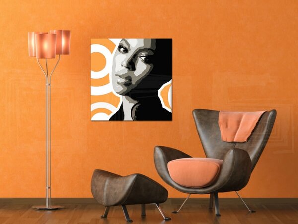 Ručně malovaný POP Art obraz BEYONCÉ bey6