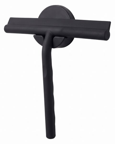 Nimco Unix stěrka na sklo do sprchy černá s magnetickým háčkem UN 3012MA-90