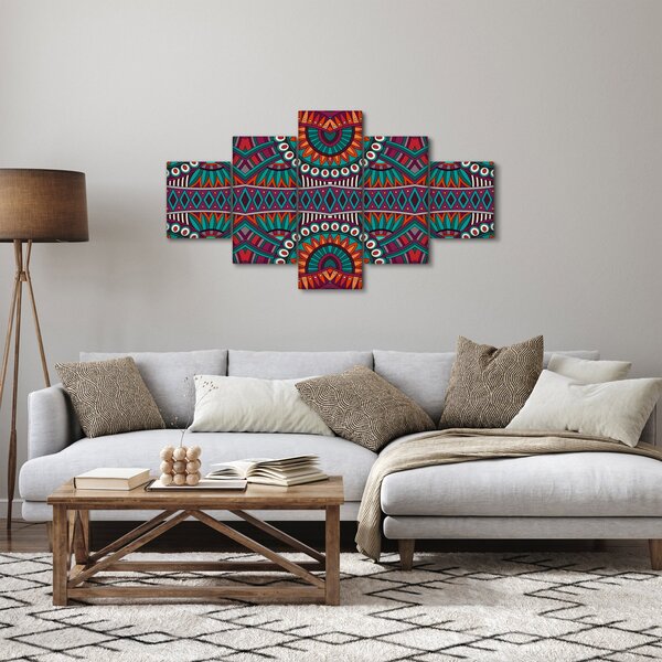 Obraz ornamentální abstrakce (125x70 cm)