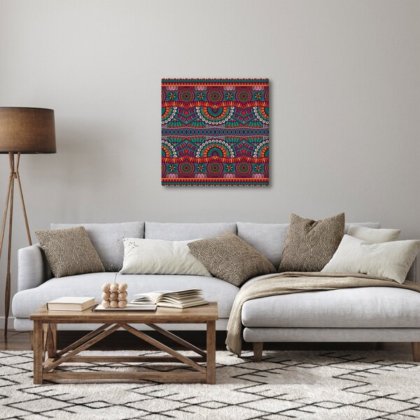 Obraz ornamentální abstrakce (30x30 cm)