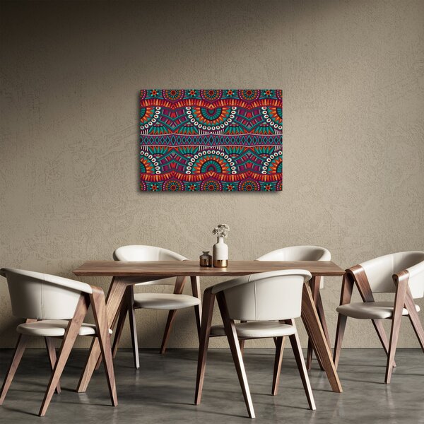 Obraz ornamentální abstrakce (70x50 cm)