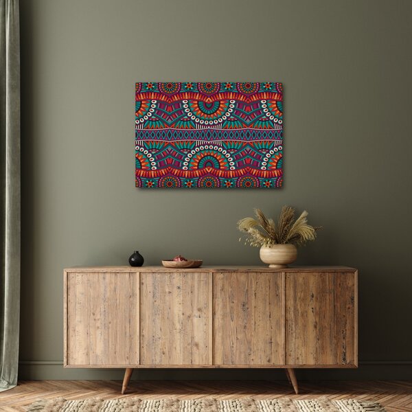 Obraz ornamentální abstrakce (70x50 cm)