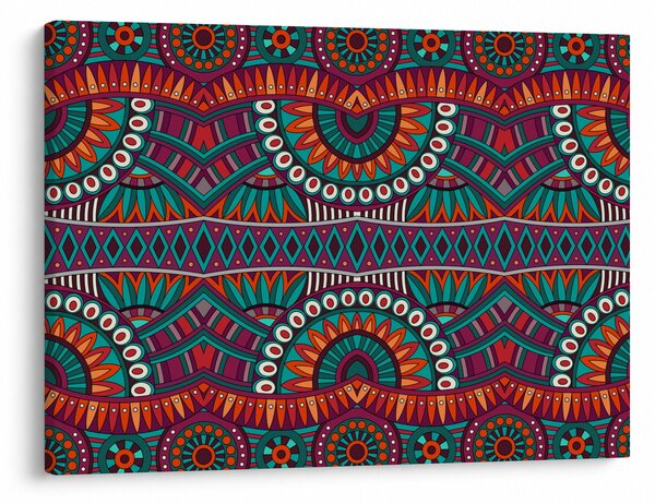 Obraz ornamentální abstrakce (70x50 cm)