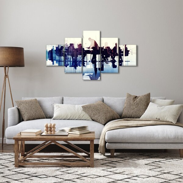 Obraz hudebníků (125x70 cm)