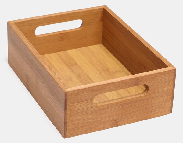 Sinsay - Bambusový úložný box s úchyty - béžová