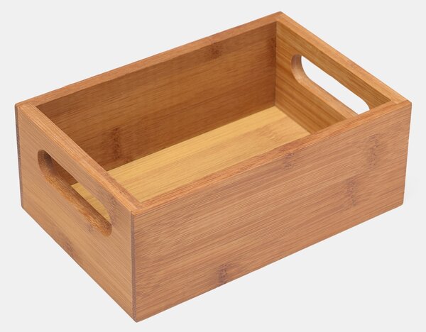 Sinsay - Bambusový úložný box s úchyty - béžová