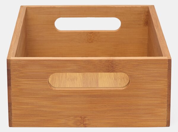 Sinsay - Bambusový úložný box s úchyty - béžová