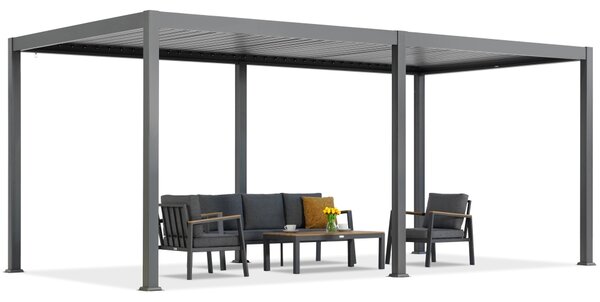 Lagos 3x6 Garden Point volně stojící terasová pergola antracitová