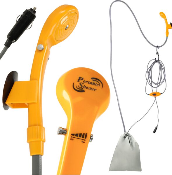 KIK KX4982 Penosná cestovní sprcha s erpadlem 12V