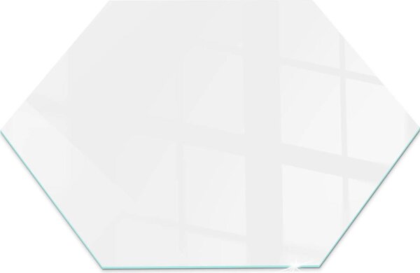 Sklenná podkladová deska pro H 40 cm - Krbová deska sklenná - Krbová deska sklenná - Ochranné sklo - Ochranná deska proti jiskrám - Sklenná podkladová deska ohnivzdorná - Ochranná deska proti teplu - Ochranné sklo podkladové - Barva bílá